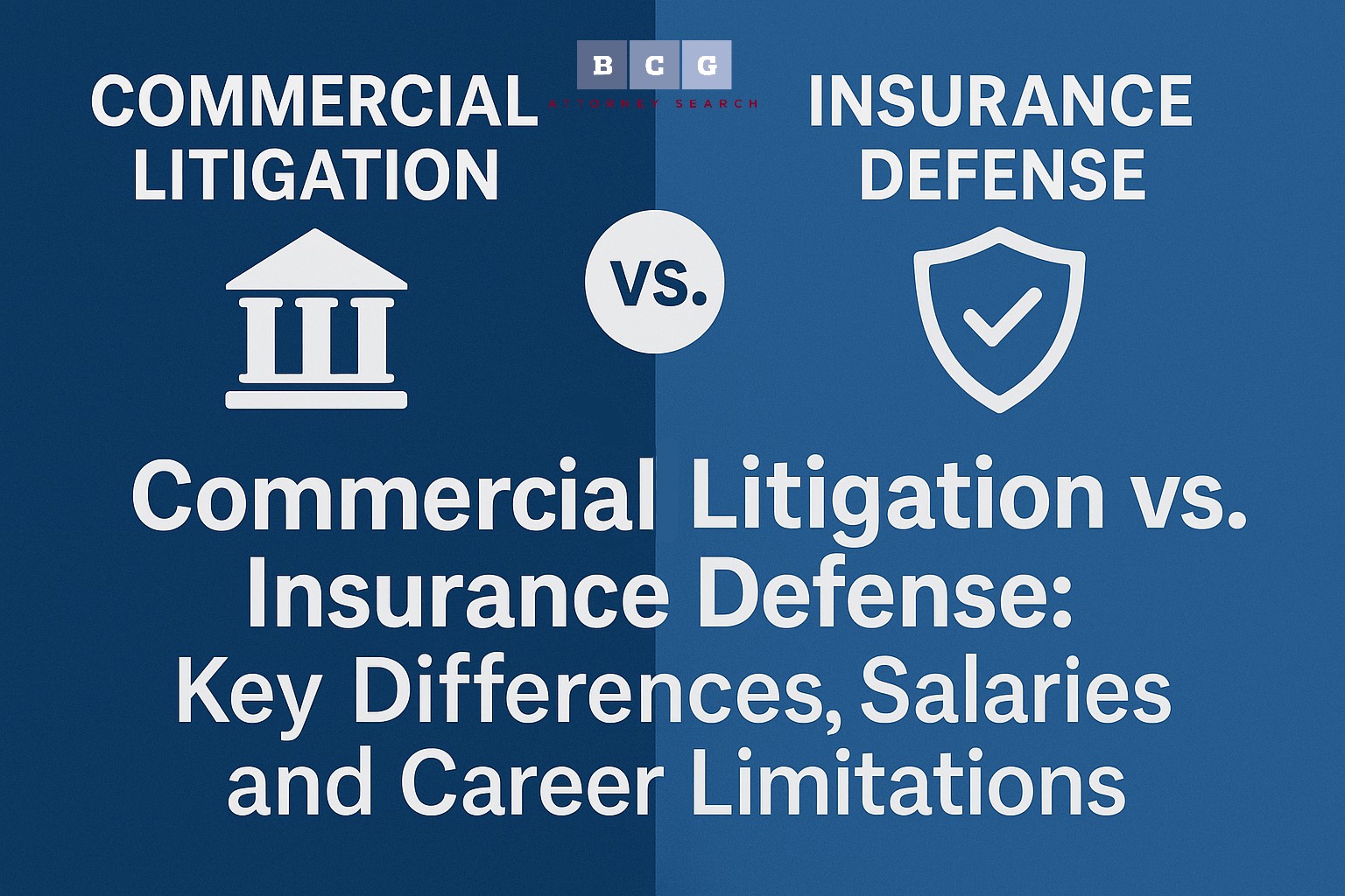 Commercial Litigation vs. Insurance Defense Commercial Litigation vs. Insurance Defense
