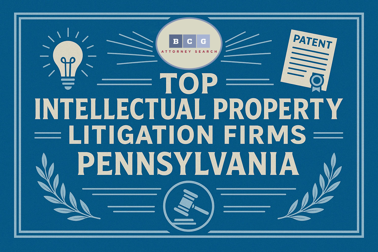 Top Intellectual Property Litigation Firms in Pennsylvania Top Intellectual Property Litigation Firms in Pennsylvania