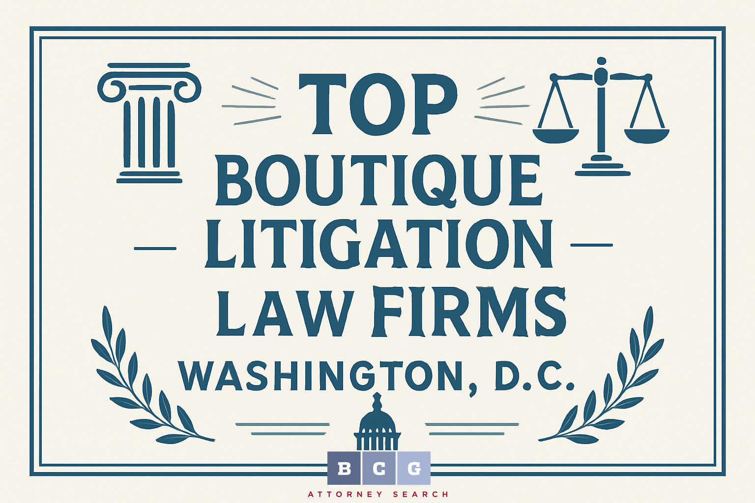 Top Boutique Litigation Law Firms in Washington Top Boutique Litigation Law Firms in Washington