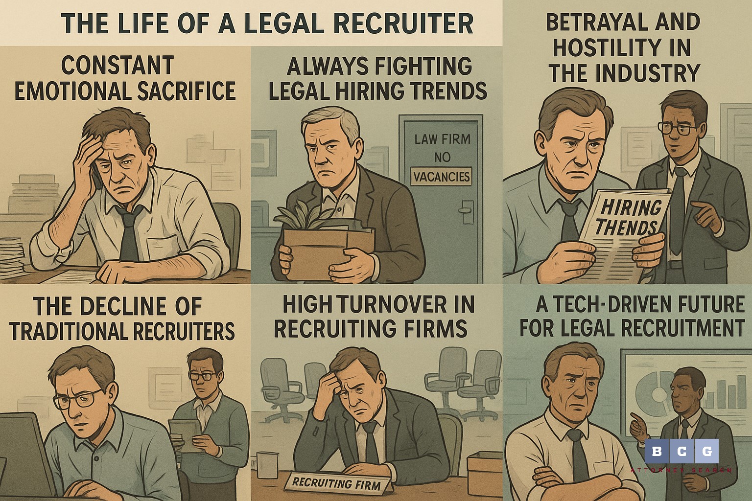 The Silent Struggles of Legal Recruiters The Silent Struggles of Legal Recruiters