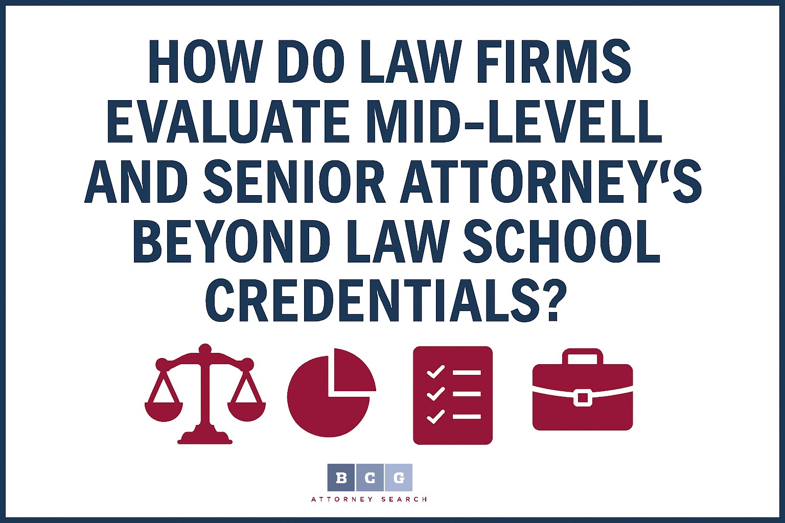 How Do Law Firms Evaluate Mid-Level and Senior Attorneys