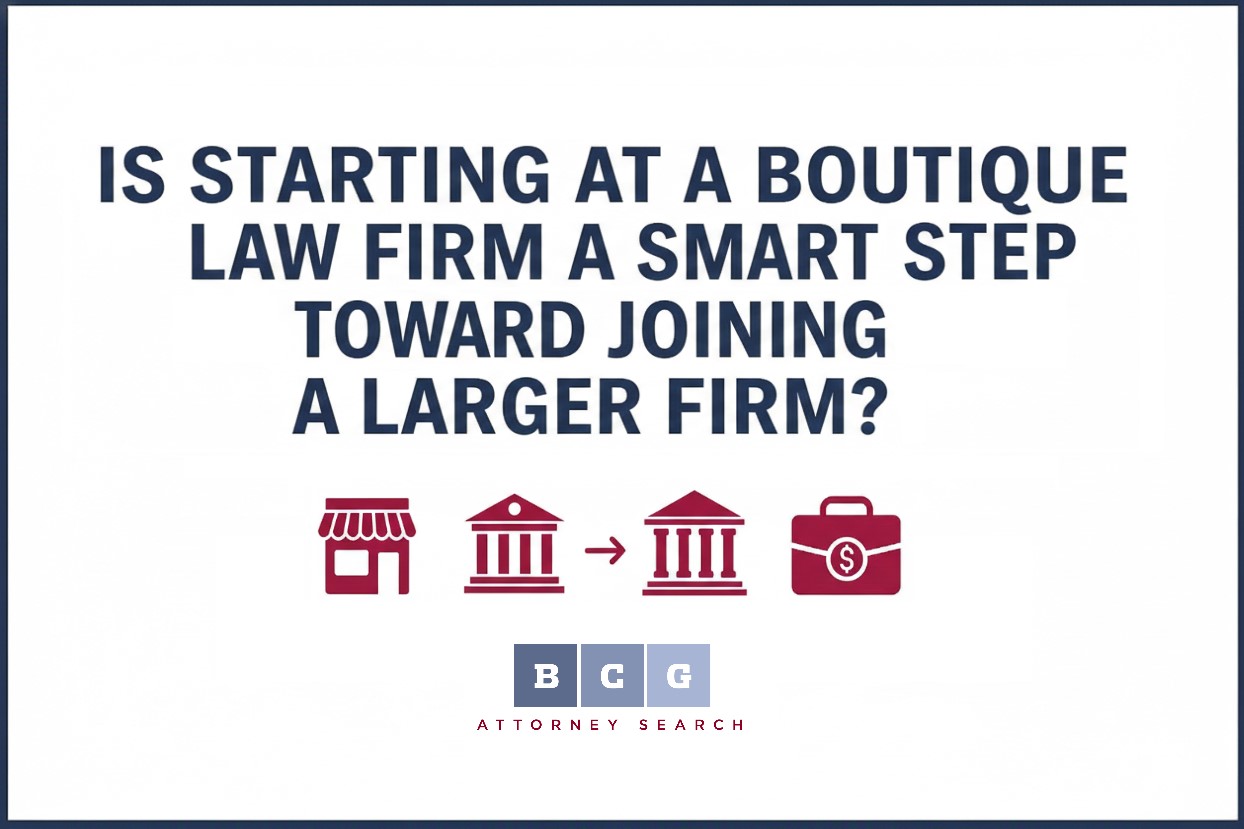 Is Starting at a Boutique Law Firm a Smart Step Toward Joining a Larger Firm?
