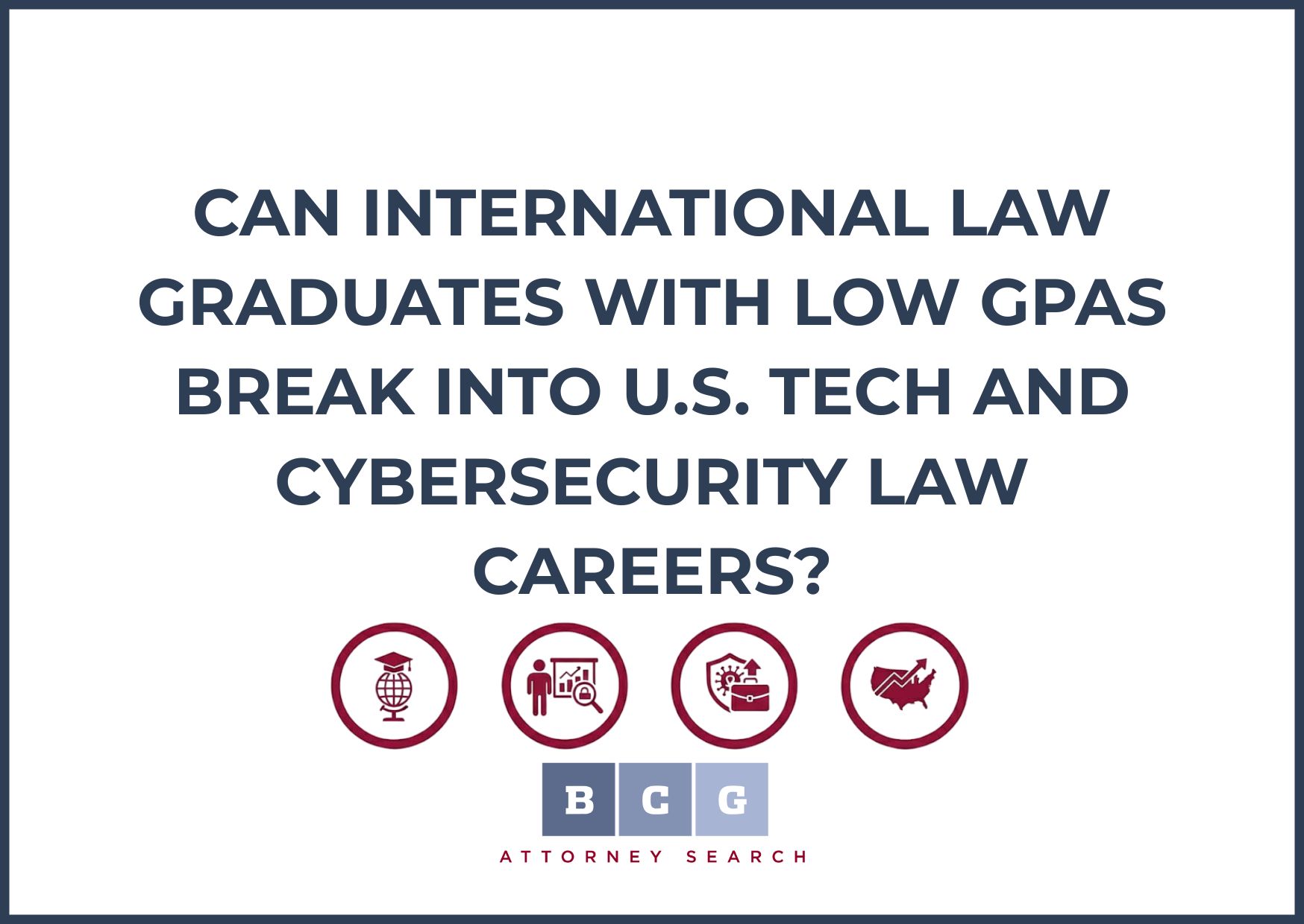 Can International Law Graduates with Low GPAs Break Into U.S. Tech and Cybersecurity Law Careers?