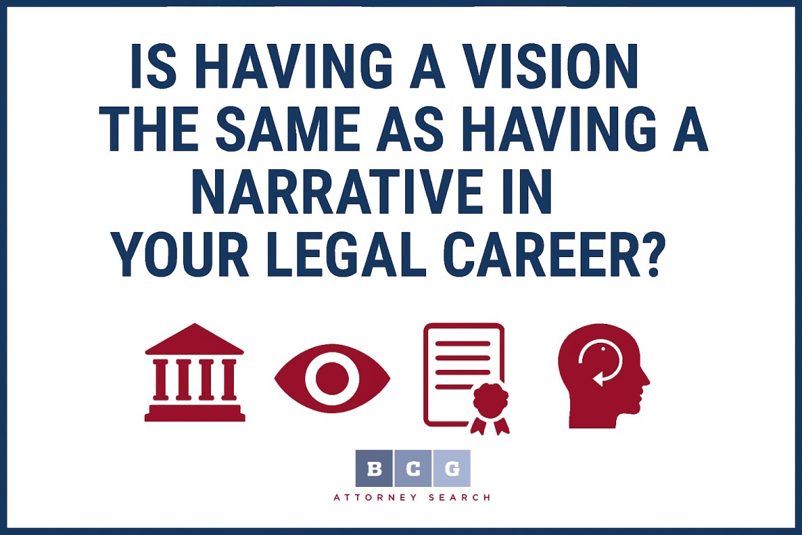 Is Having a Vision the Same as Having a Narrative in Your Legal Career?