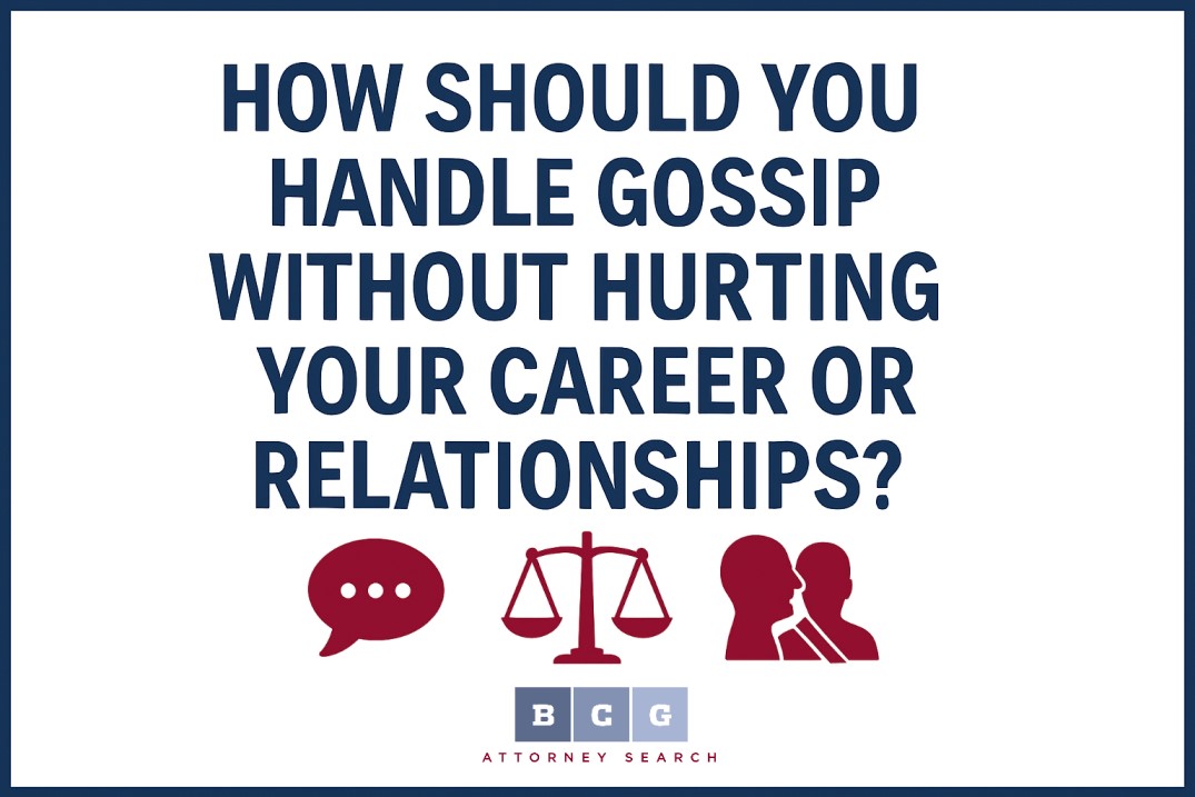 How Should You Handle Gossip Without Hurting Your Career or Relationships?