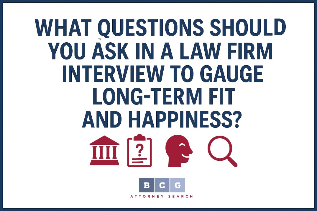 What Questions Should You Ask in a Law Firm Interview to Gauge Long-Term Fit and Happiness?