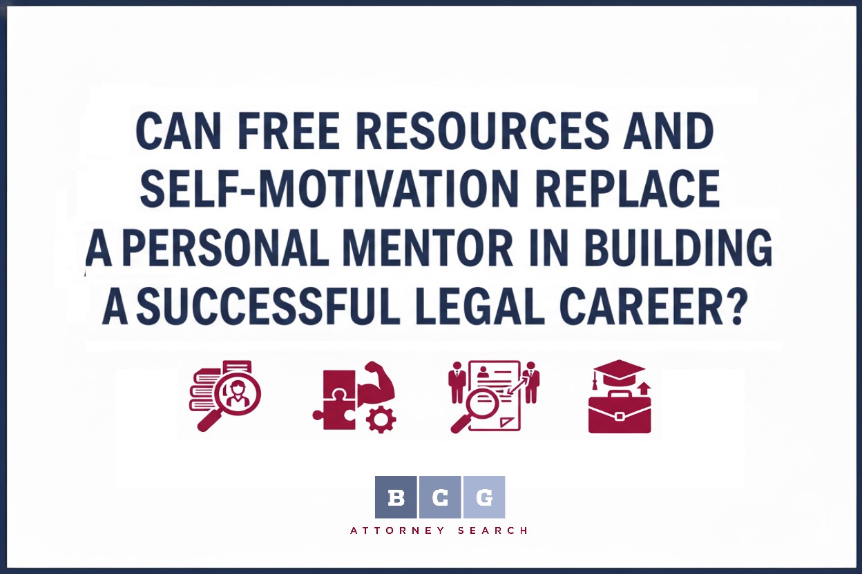 Can Free Resources and Self-Motivation Replace a Personal Mentor in Building a Successful Legal Career?