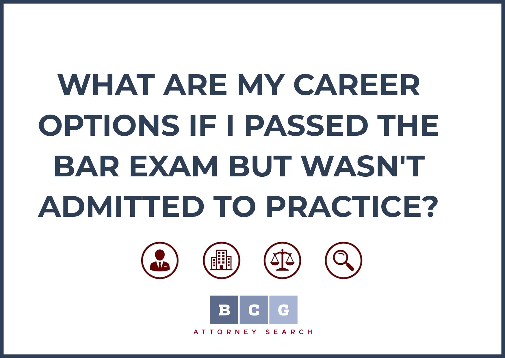 What Are My Career Options if I Passed the Bar Exam but Wasn't Admitted to Practice?