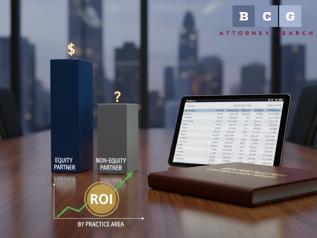 BigLaw Partner Compensation Report: Equity vs. Non-Equity Earnings & ROI by Practice Area