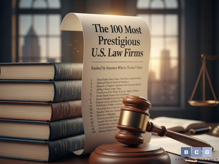 The 100 Most Prestigious U.S. Law Firms