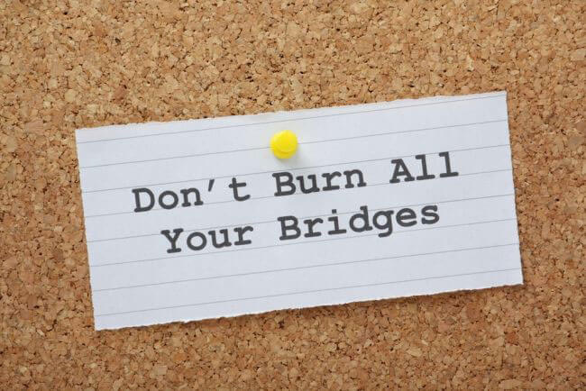 How can I look for a job without burning bridges with my current employer? How can I look for a job without burning bridges with my current employer?
