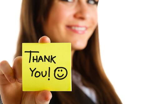 Thank You Letters: Risks vs. Benefits Thank You Letters: Risks vs. Benefits