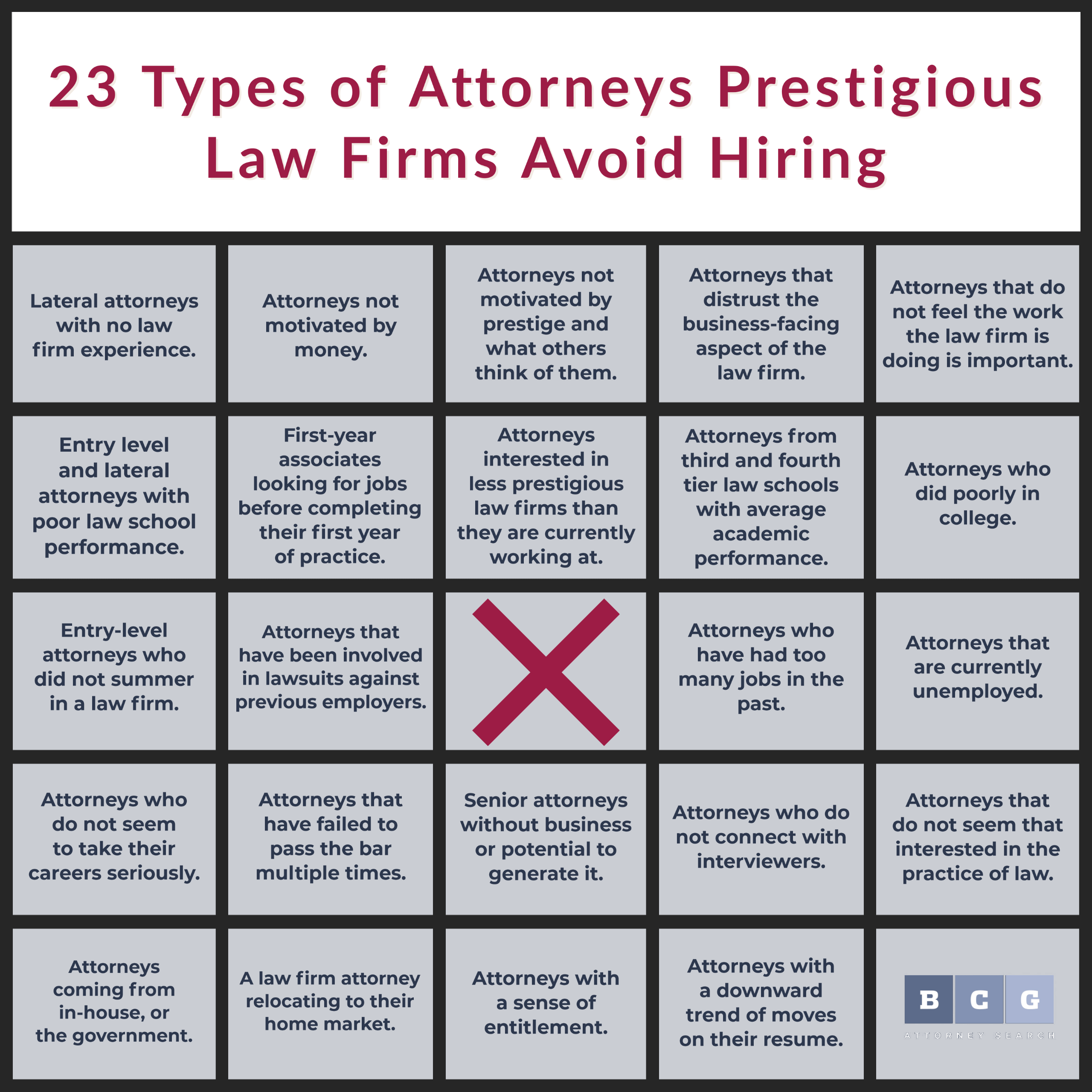 23 Types Of Attorneys Prestigious Law Firms Avoid Hiring BCGSearch Com   900048315 Info 