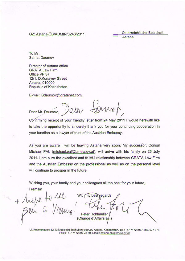 GRATA International Astana, Kazakhstan Office