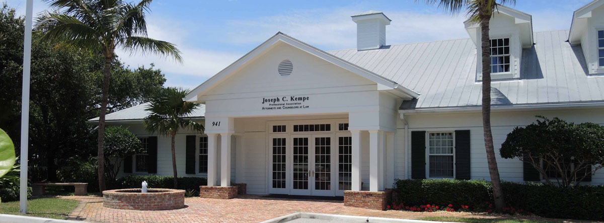 Joseph C Kempe Professional Associtation Vero Beach, FL Office