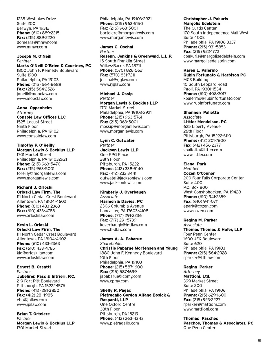 Jubelirer, Pass & Intrieri, Attorney At Law Pittsburgh, PA Office