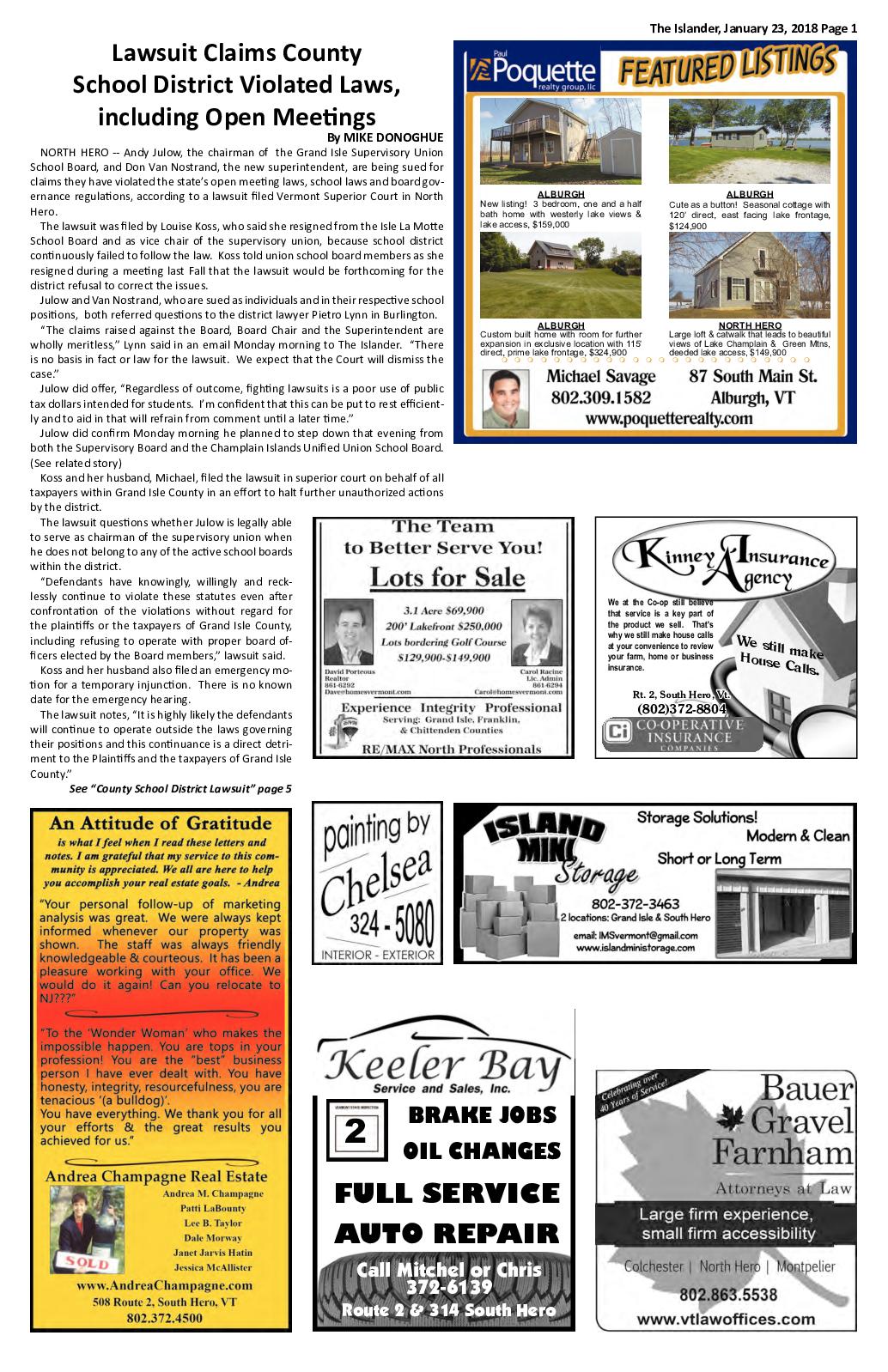 Bauer, Gravel, Farnham Montpelier, VT Office