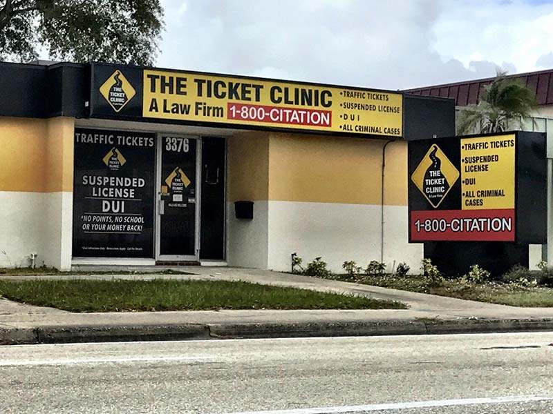 The Ticket Clinic Fort Myers, FL Office