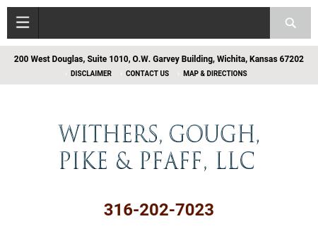 Withers, Gough, Pike, Pfaff & Peterson, L.L.C Wichita, KS Office