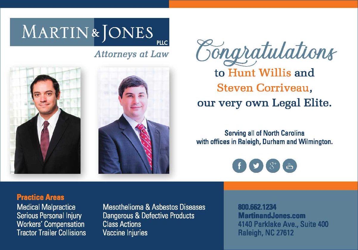 Martin & Jones, PLLC Raleigh, NC Office