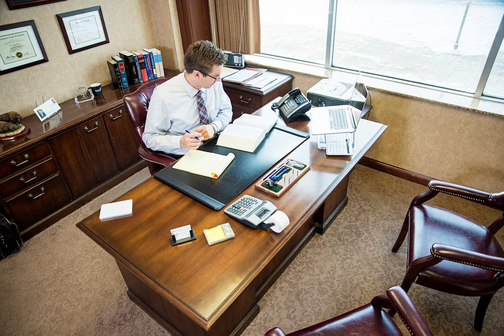 Pilcher Law Firm, Prof. L.L.C Huron,  Office