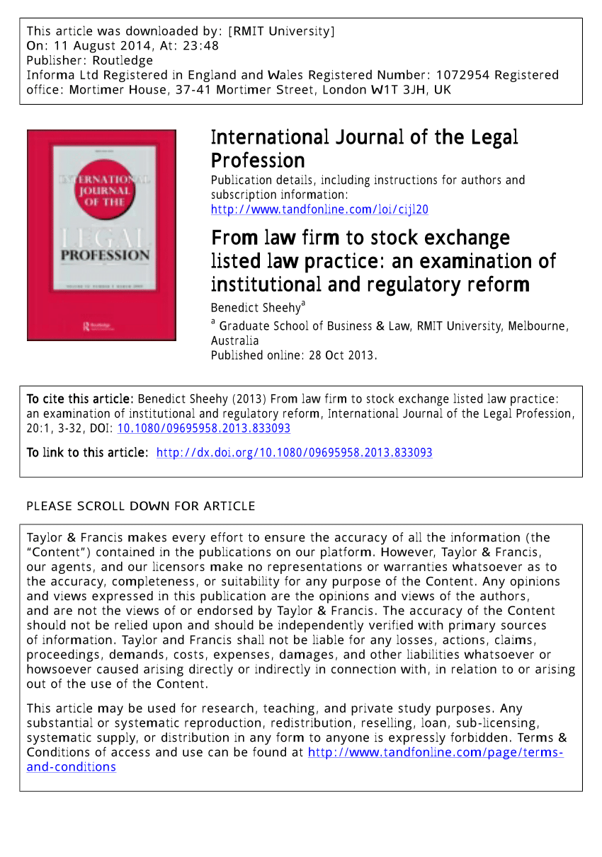 Slater & Gordon (UK) LLP Melbourne, Australia Office