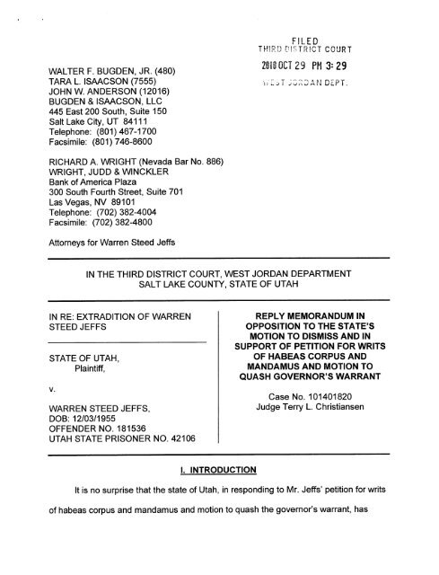 Bugden & Isaacson, LLC Salt Lake City, UT Office