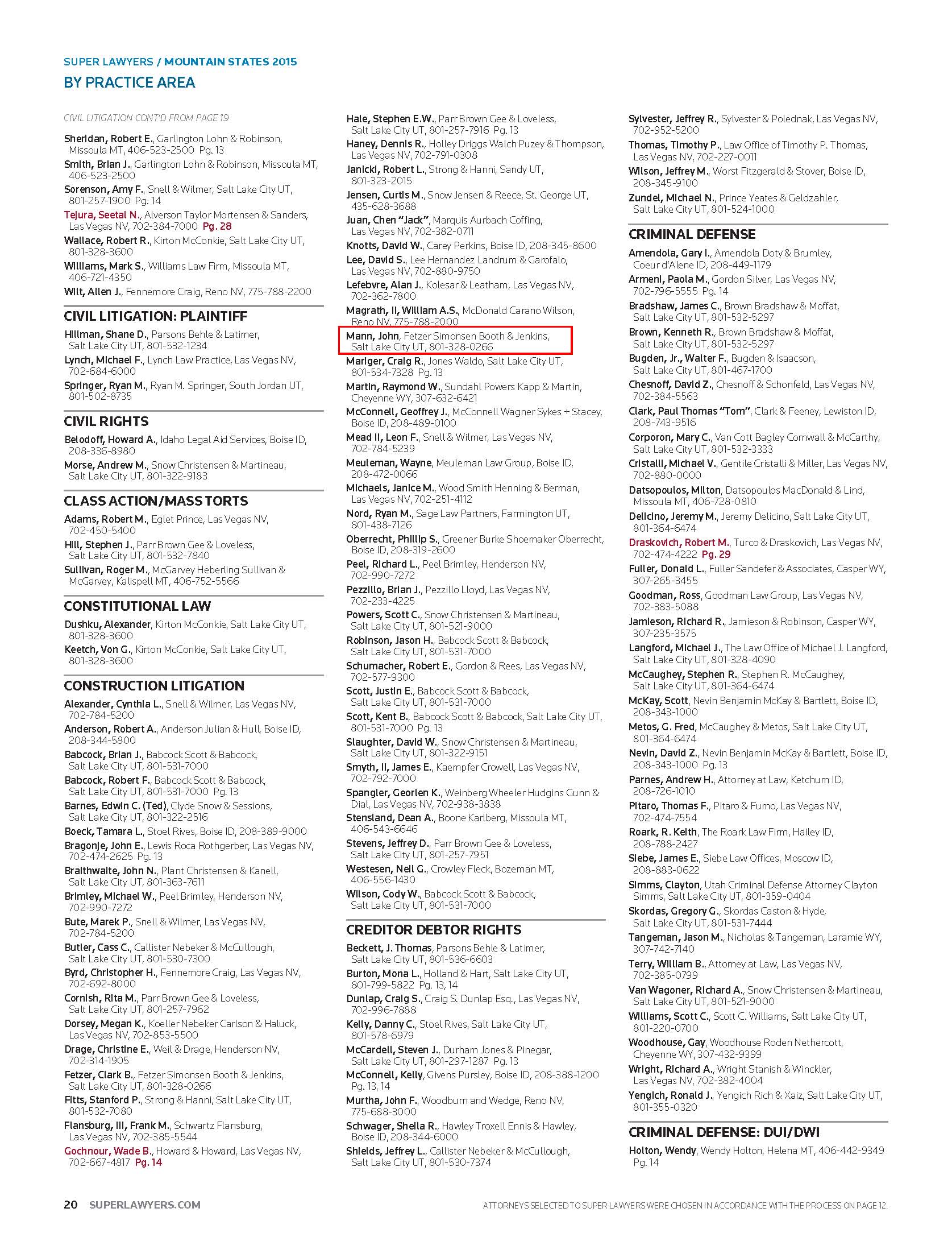 Prince Yeates Salt Lake City,  Office