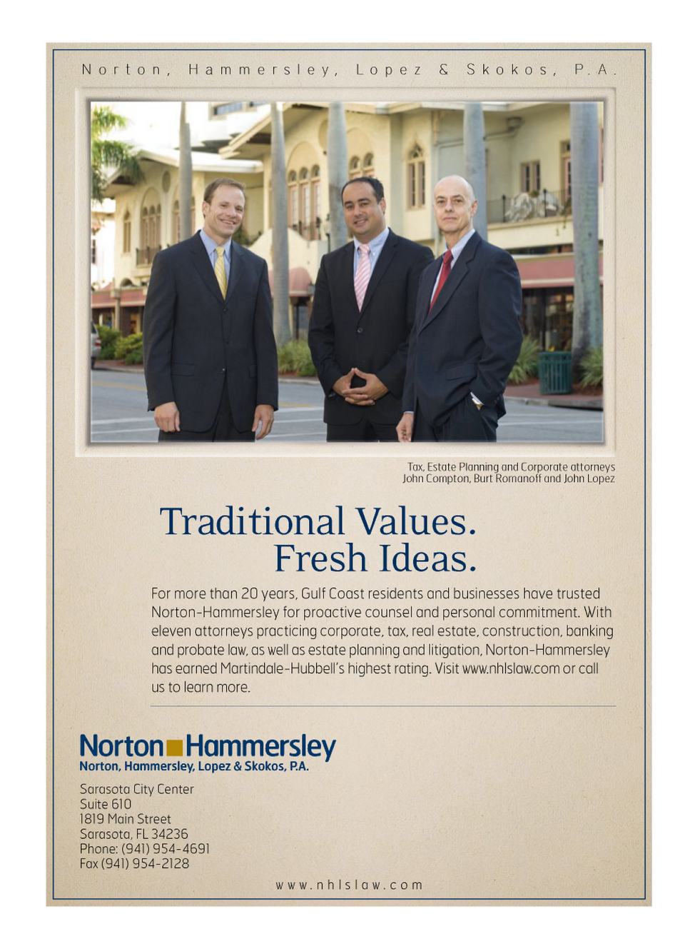 Norton, Hammersley, Lopez & Skokos, P.A Sarasota, FL Office