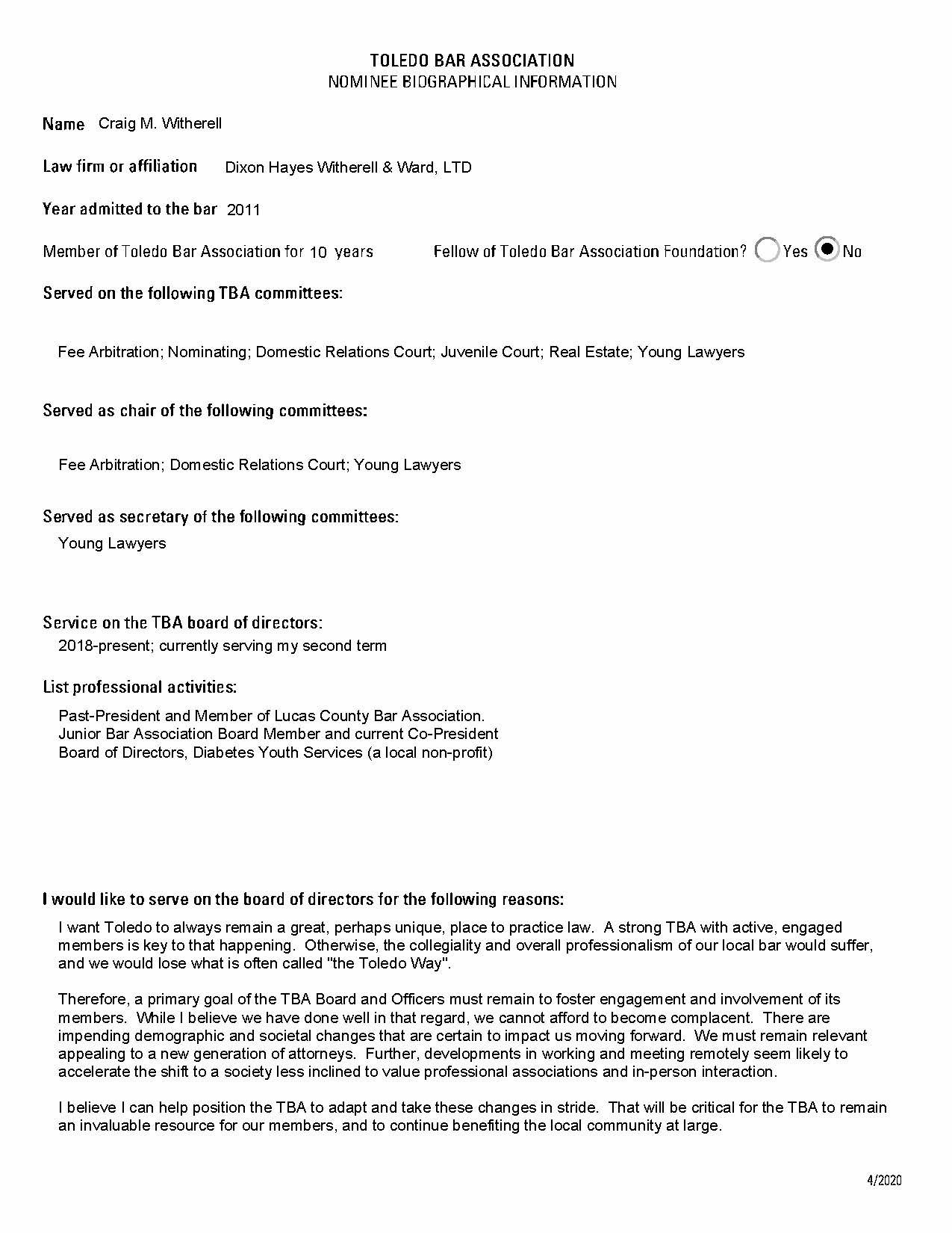 Dixon Hayes Witherell & Ward, LTD Toledo, OH Office