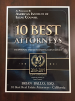 Law Office of Brian Ballo Aliso Viejo, CA Office