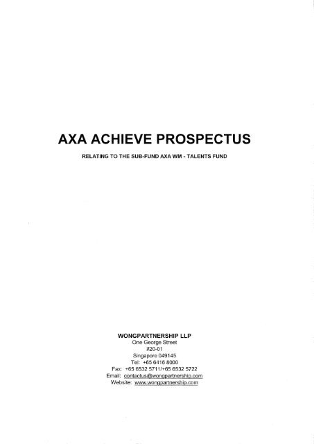 WongPartnership LLP Singapore Office