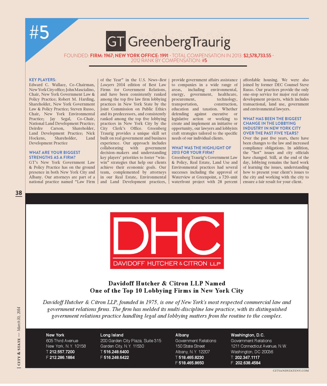 Davidoff Hutcher & Citron LLP Albany, NY Office