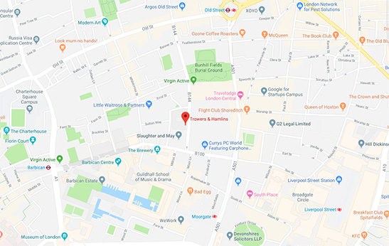 Trowers & Hamlins LLP London, United Kingdom Office