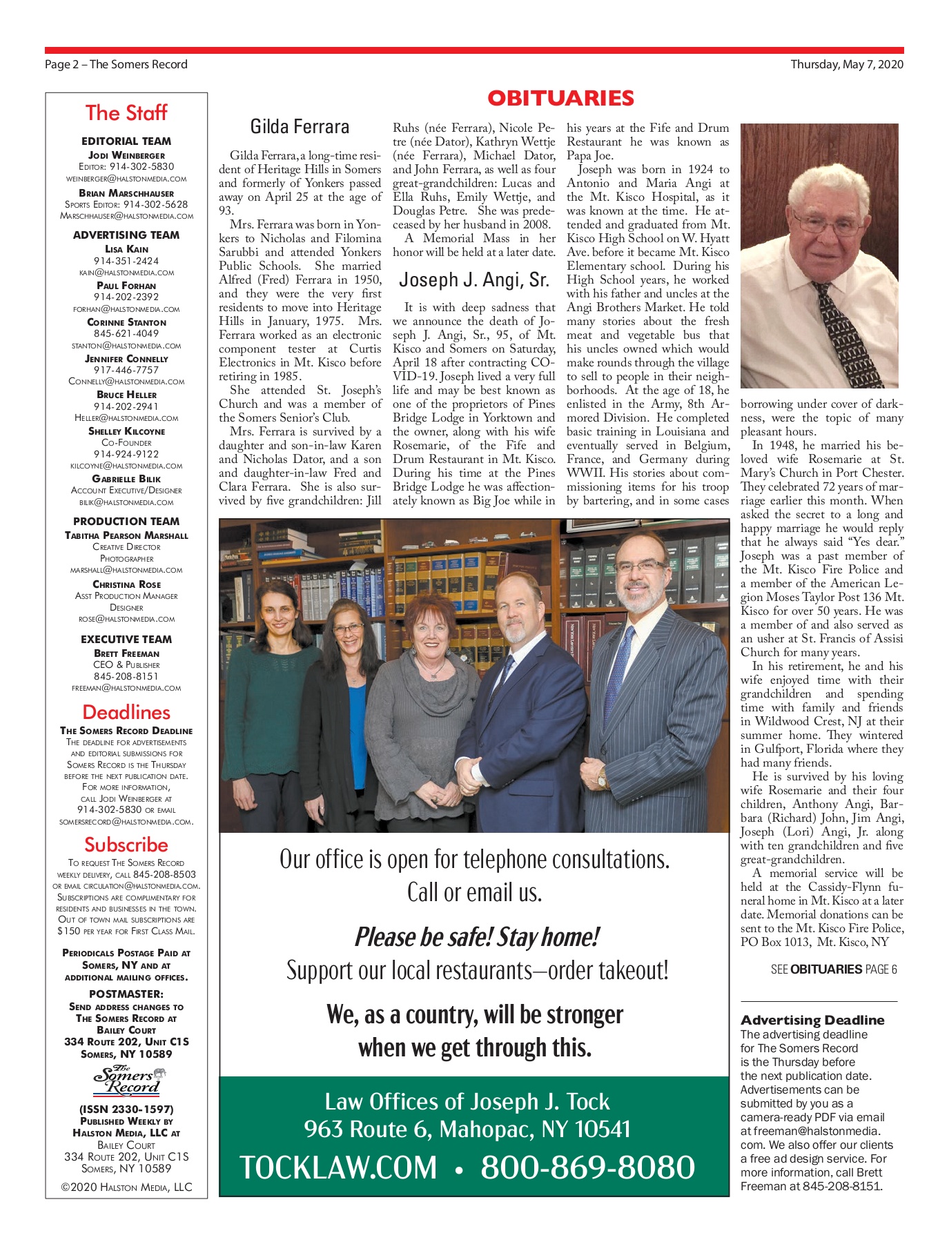 Law Offices of Joseph J. Tock Mahopac, NY Office