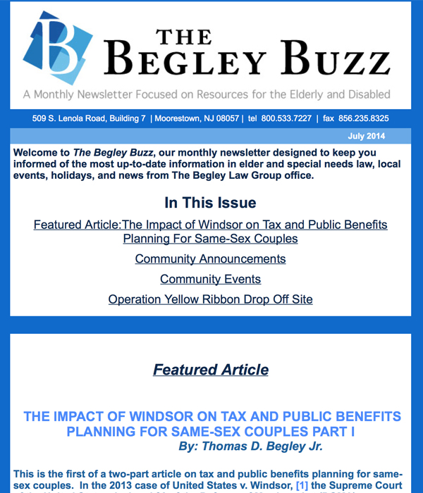 Begley Law Group, PC Moorestown, NJ Office