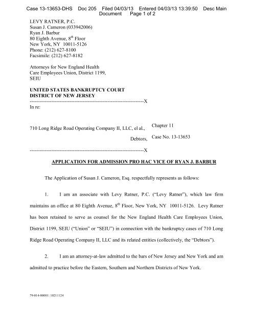 Levy Ratner, P.C New York City, NY Office