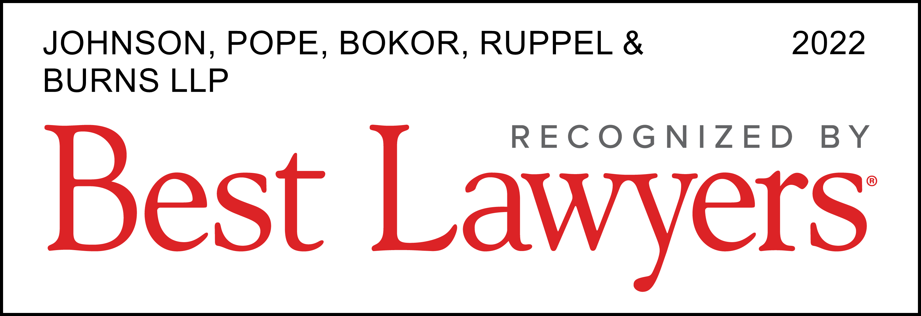 Johnson Pope Bokor Ruppel & Burns, LLP Tampa, FL Office