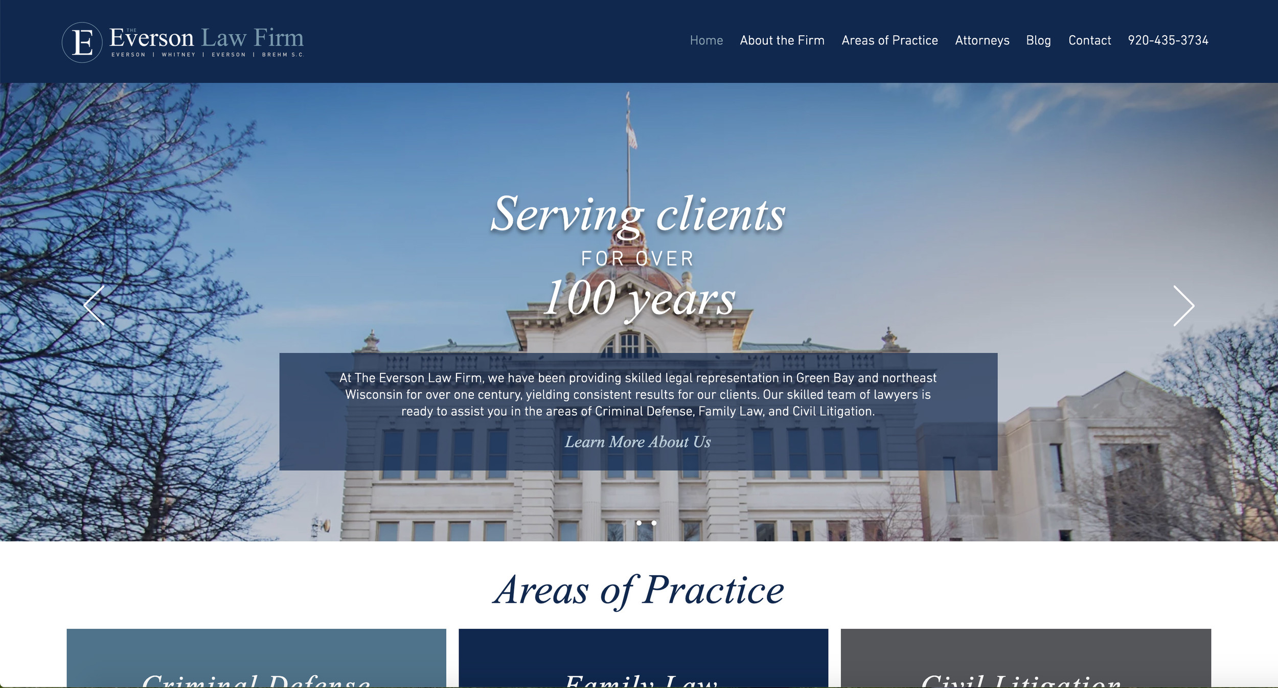 The Everson Law Firm Green Bay, WI Office