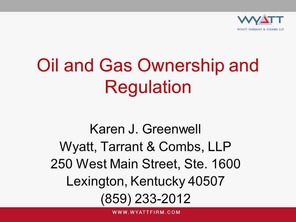 Wyatt Tarrant & Combs LLP Lexington, KY Office