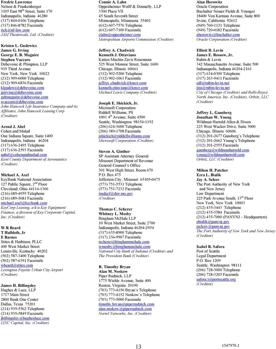 Nelson & Frankenberger Indianapolis, IN Office