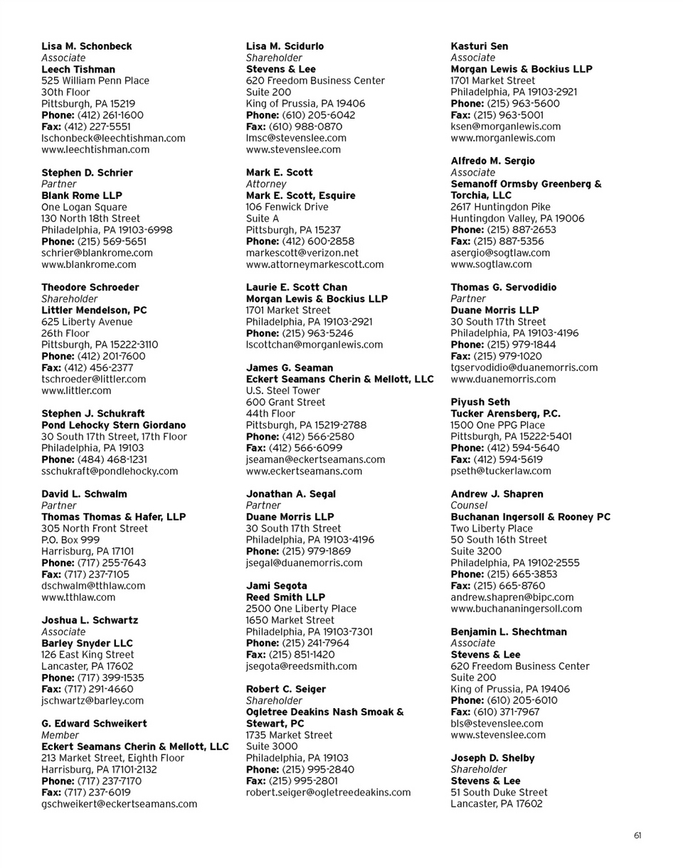 Thomas, Thomas & Hafer LLP Harrisburg, PA Office