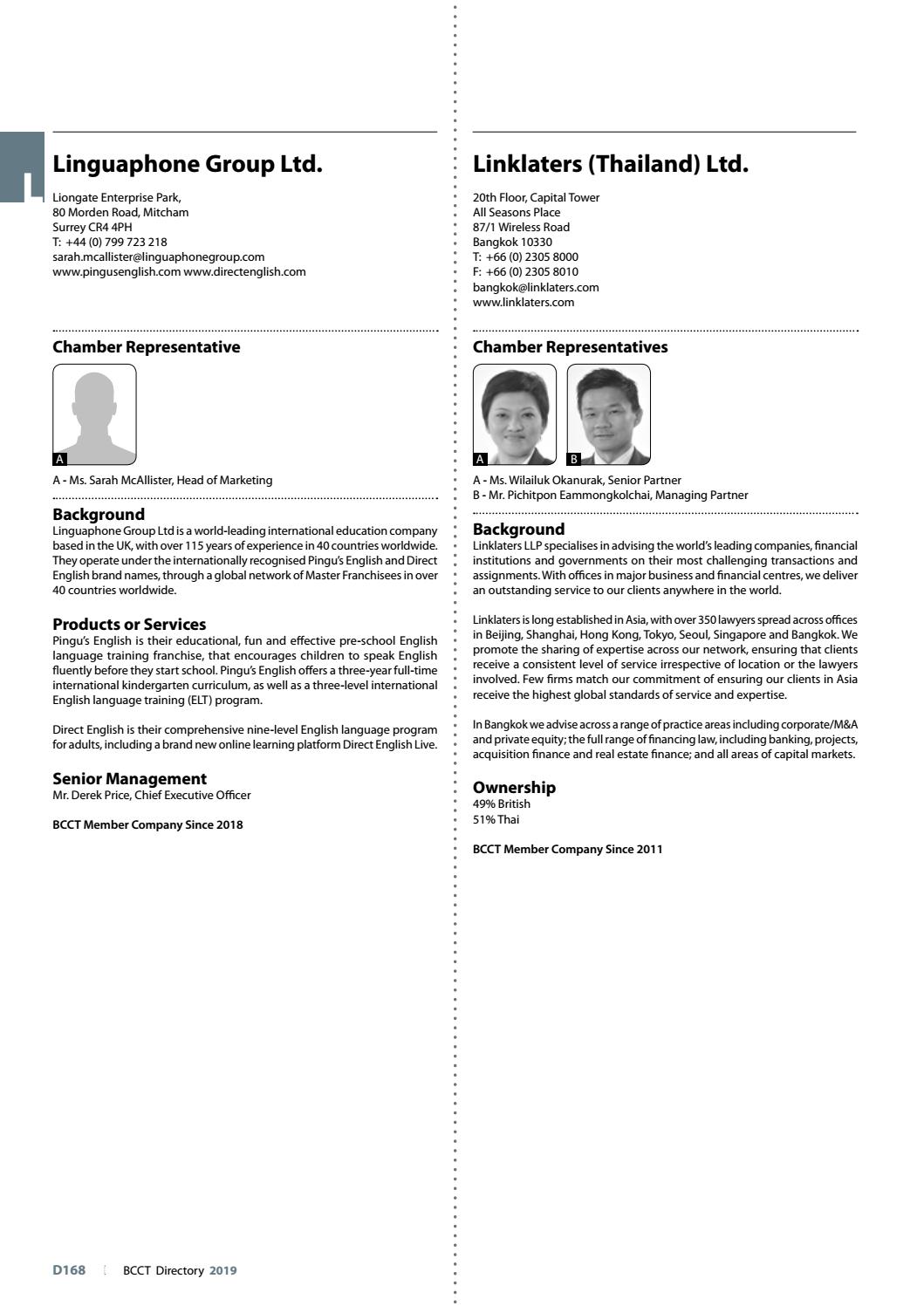 Linklaters Bangkok, Thailand Office