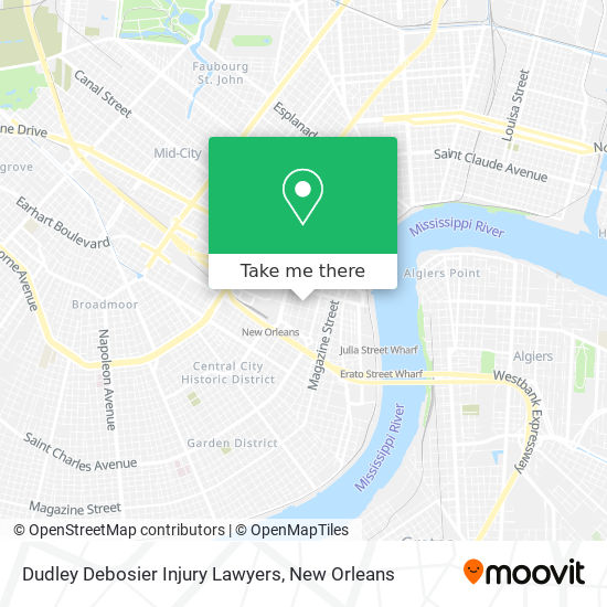 Dudley DeBosier Injury Lawyers New Orleans, LA Office