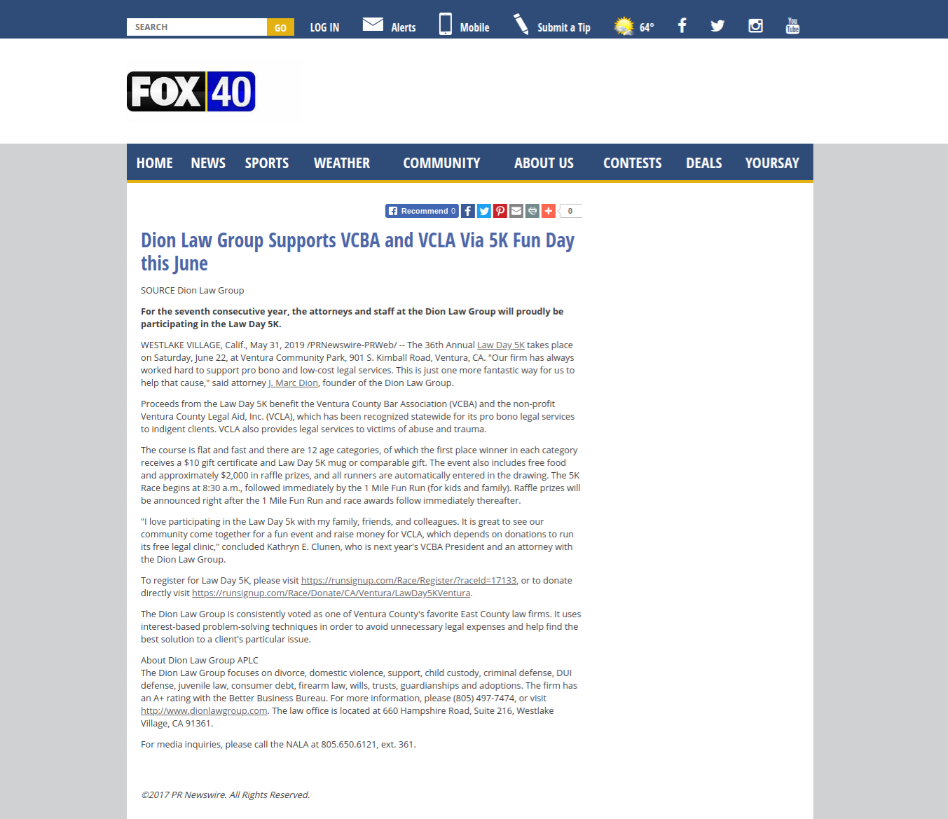 Dion Law Group, APLC Westlake Village,  Office