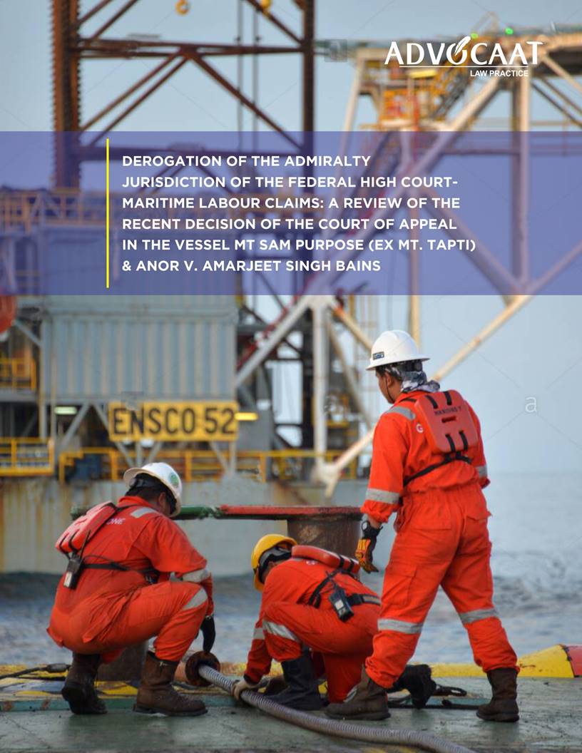 Advocaat Law Practice Lagos, Nigeria Office