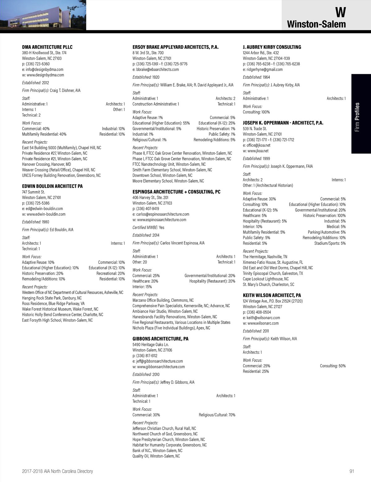 Bailey & Thomas, PA Winston Salem,  Office