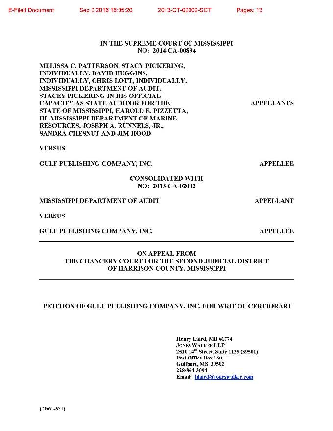 Jones Walker LLP Gulfport, MS Office