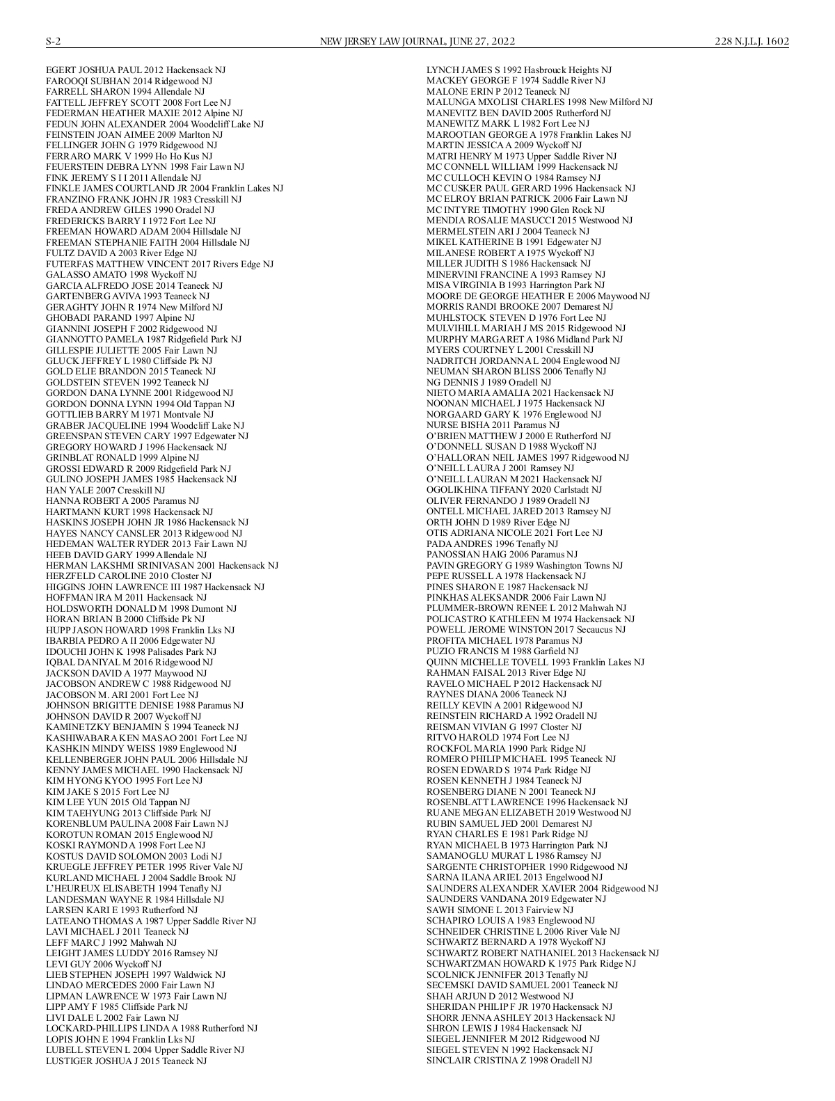 LAW OFFICE OF ANDRE SHRAMENKO Hackensack,  Office