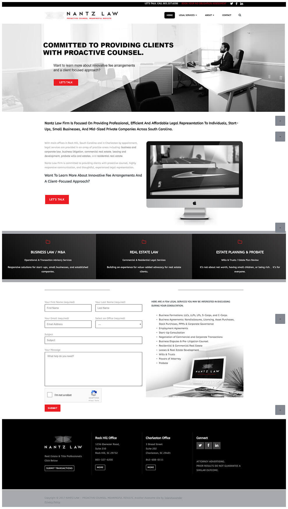 Nantz Law Charleston, SC Office